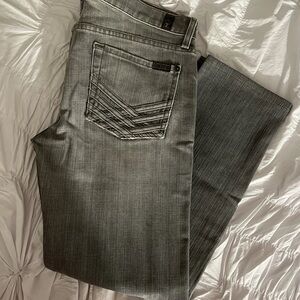 7 For All Mankind Gray Women Jeans
